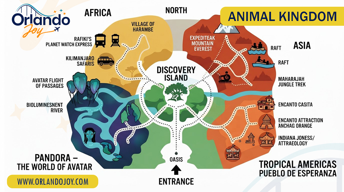 Mapa Animal Kingdom