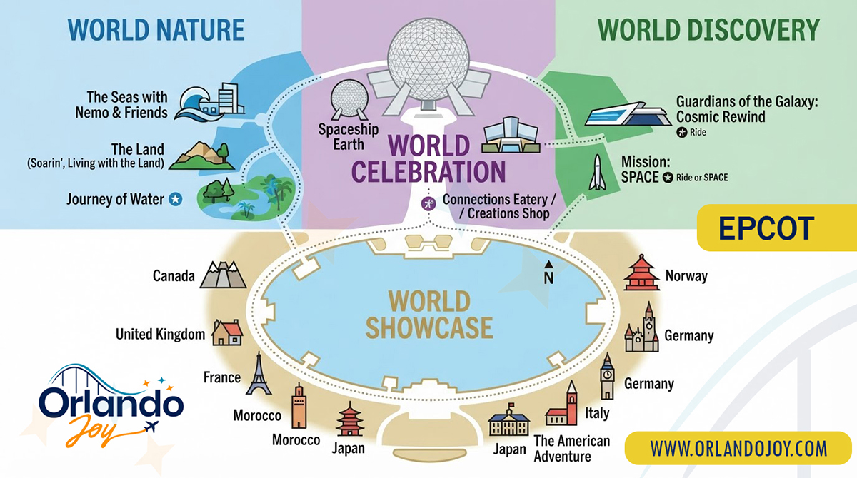 Mapa de Epcot